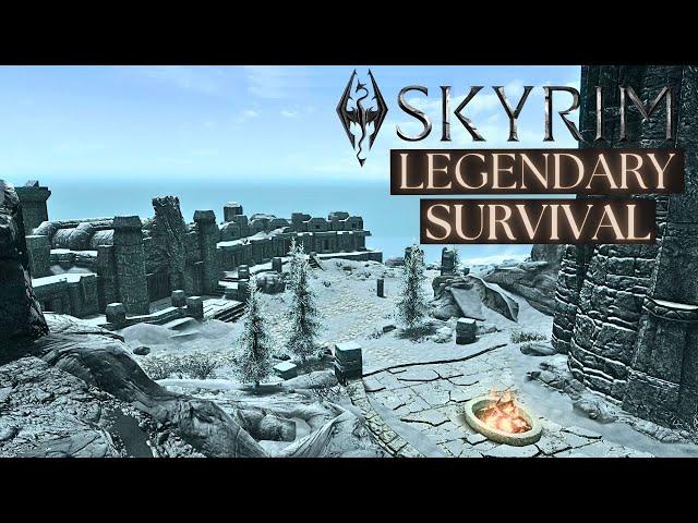 Skyrim Anniversary Edition: Legendary Difficulty Survival Mode Episode 3! (Survival Settings Mod)