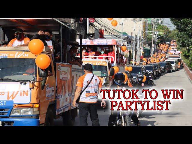 Tutok To Win Partylist Motorcade Quezon City with Cong Onyx, Vice Winnie, Mayor Mike,  Sam Verzosa