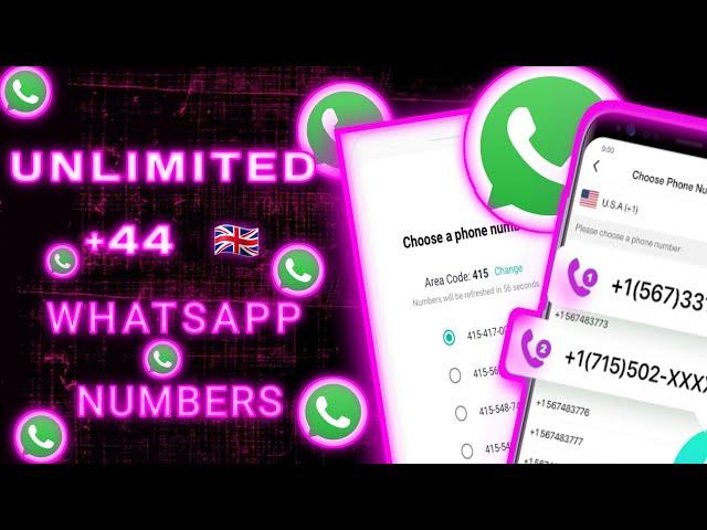 How Create Unlimited Fake Numbers +44 Using 2Number Account 2025 