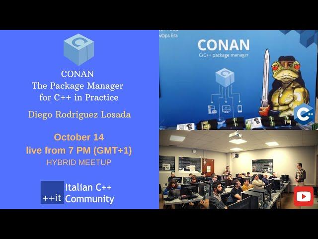 [Hybrid meetup] Conan Package Manager for C++ in Practice (Diego Rodriguez-Losada Gonzalez)