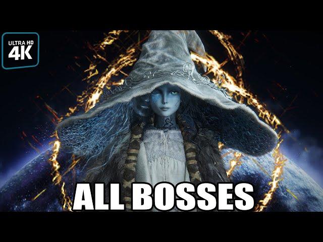 Elden Ring - All Main Bosses (With Cutscenes + Good Ending) 4K UHD 60FPS PC