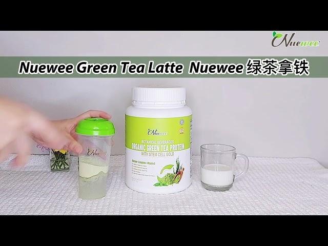 Nuewee Recipe Green Tea Latte