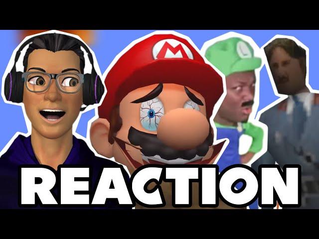 NOT MARIO'S PINGAS | Mario Reacts to Nintendo Memes or else his salami is chopped off (Reaction)