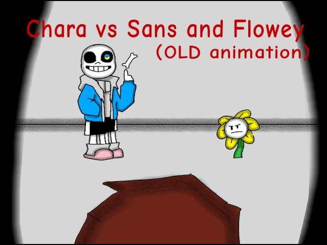 Chara vs sans and flowey Glitchtale REANIMATED (read desc for my appreciation)