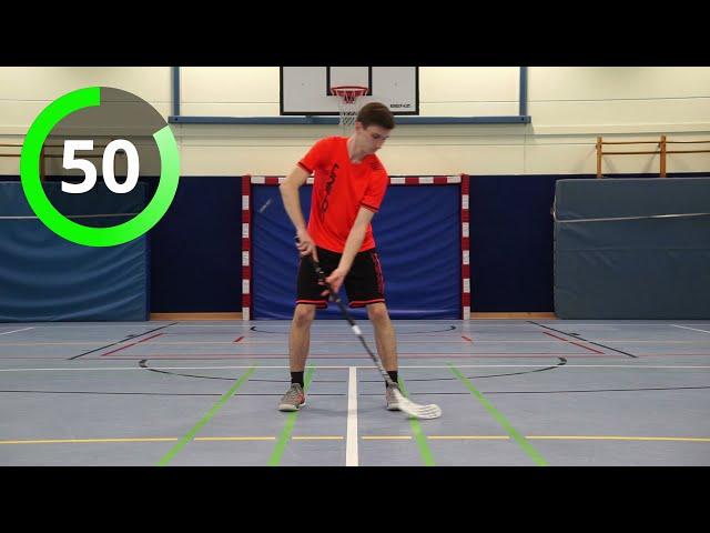 360° Stickhandling | 8 min Stickhandling follow along | Floorball Session