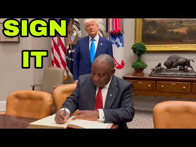 Cyril Ramaphosa vs Donald Trump. Fierce battle. Behind the scenes.