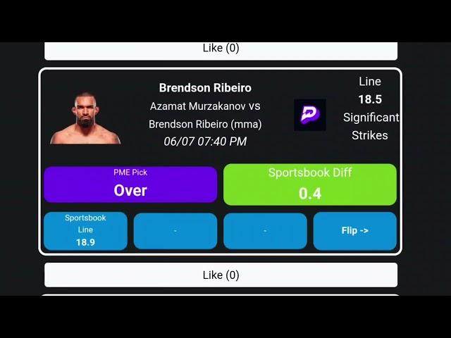 FREE PRIZEPICKS MMA PICKS FROM PROPS MADE EASY FOR 6/7/25