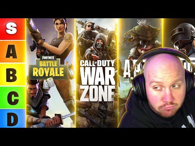 TIMTHETATMAN RANKS BATTLE ROYALE GAMES! (Tier List)