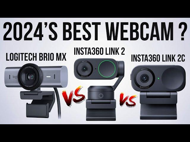 2024's Best 4K Webcam? Logitech Brio MX vs Insta360 Link 2 vs Link 2C (In-Depth Comparison)