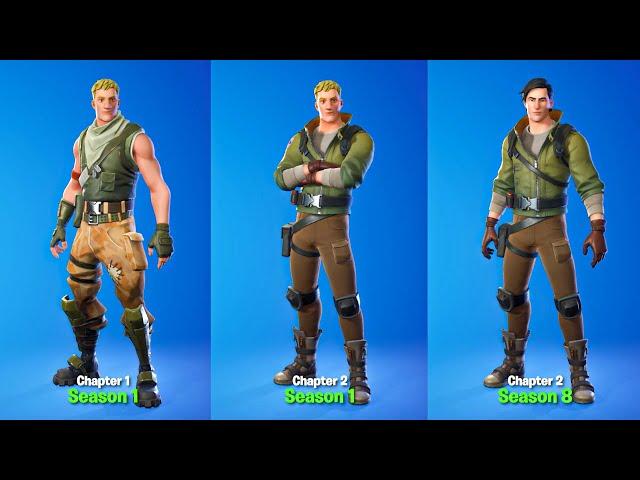 All Fortnite Default Skins (NEW Defaults vs OLD Defaults)