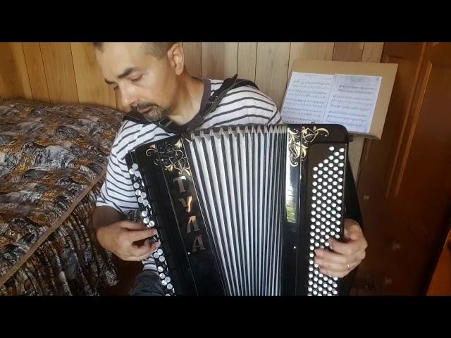 Russian button accordion. Tango Kiss of Fire