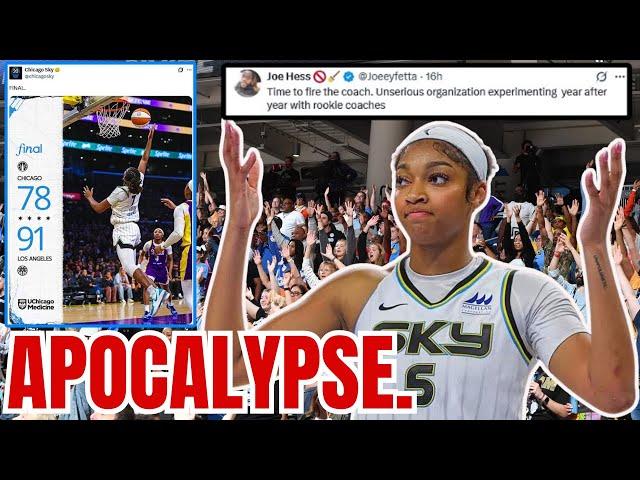 Chicago Sky APOCALYPSE! Fans PANIC as Angel Reese DOUBLE DOUBLES Send Season DOWN the TOILET!