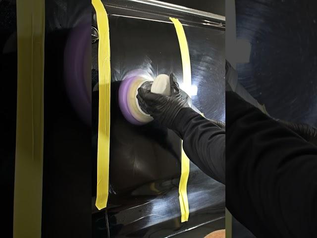 Polishing BAD Swirl Marks Out Of Black Paint! (Very Satisfying)