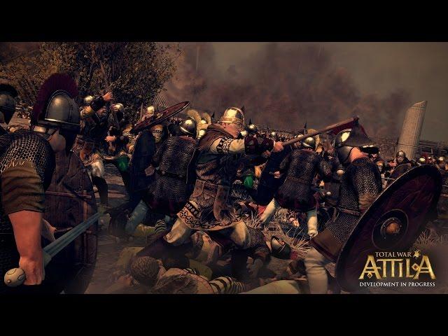 Total War Attila: сетевая битва Юты vs Вост Римская империя