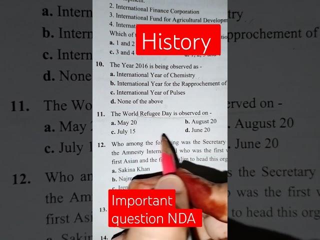 History Important question NDA GAT mathematics#youtubeshorts#ssc#upsc#shorts#god#gd#viral#trending