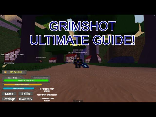 Ultimate Beginner's Guide! (How to Get Money and EXP Fast!) | Black Clover Kingdom Grimshot Roblox