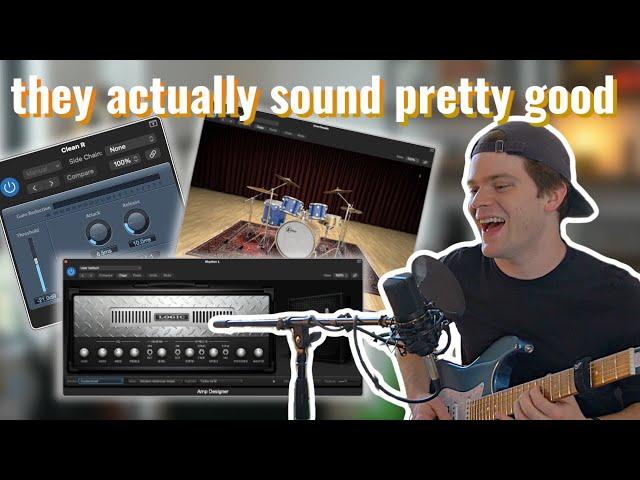 Writing a song using ONLY stock Logic plugins | Thick Riff Thursday, Ep 19