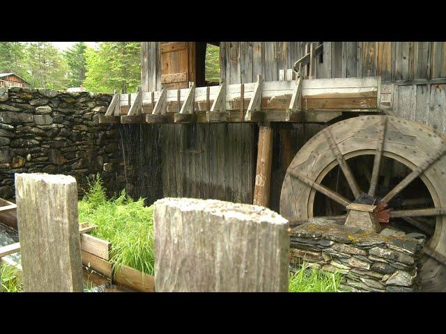 An 18th Century Saw Mill Powered by Water