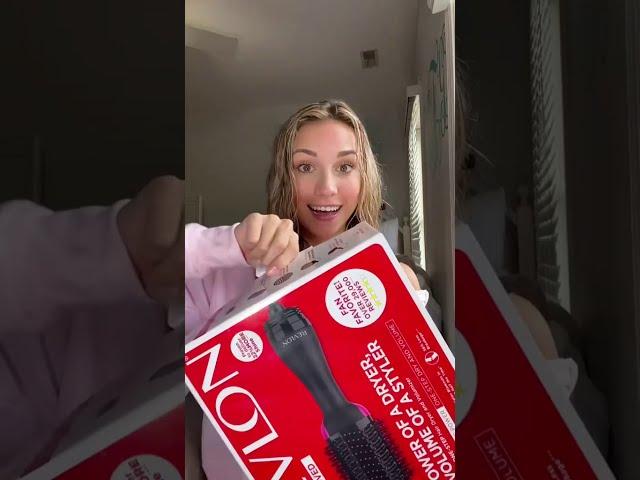 Revlon One-Step Hair Dryer unboxing #shorts​