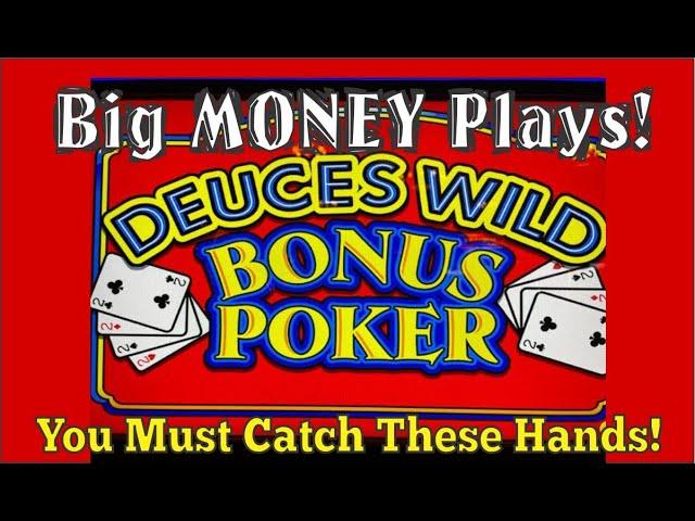 Deuces Wild Bonus Video Poker Winners Must Learn These Most Important Plays For These Hands