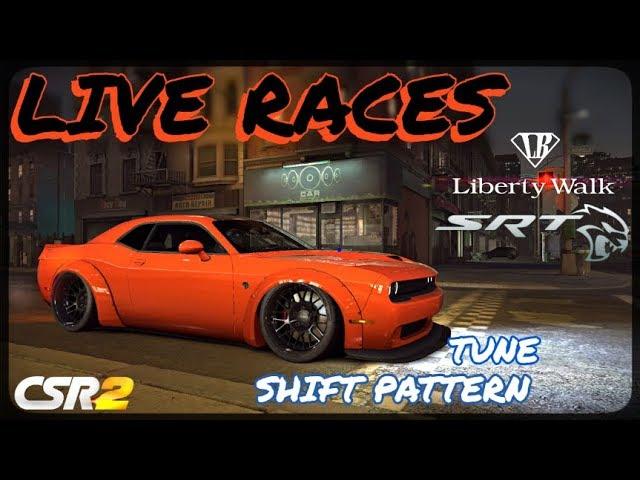 CSR Racing 2 - Dodge LB SRT Hellcat - Tune & shift pattern