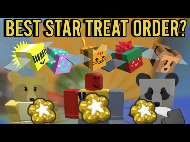 The Best Order For Gifting Your Bees With Star Treats | Bee Swarm Simulator