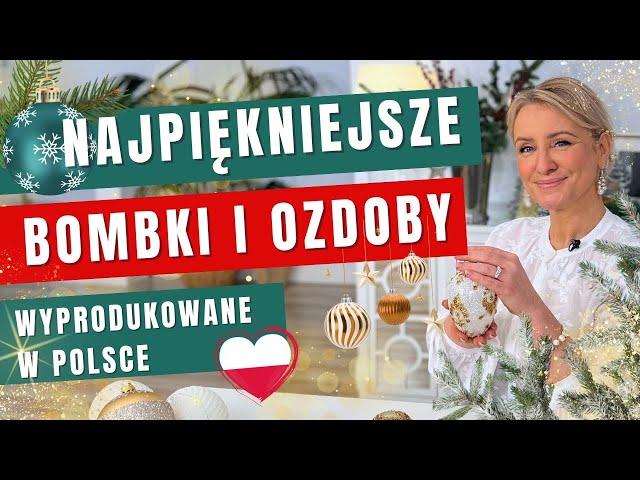 NAJPIĘKNIEJSZE BOMBKI i ozdoby choinkowe wyprodukowane w Polsce ️/ GREEN CANOE