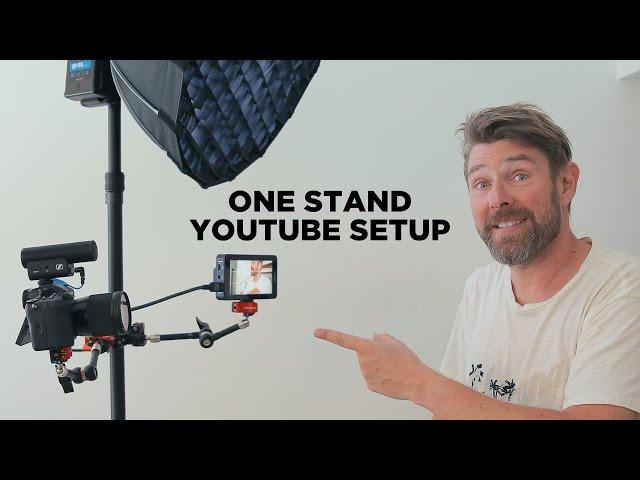 Ultimate ONE STAND YouTube Studio Setup!