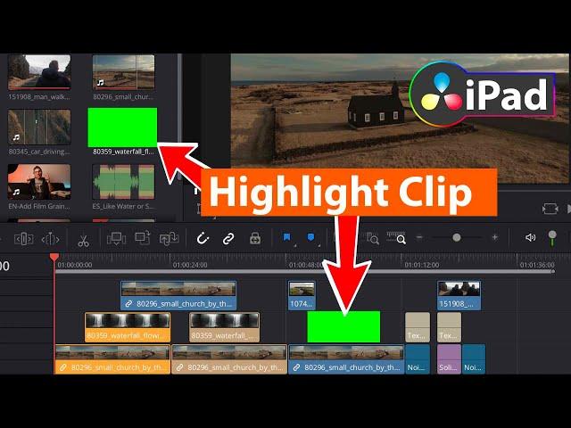 So findest du deine Clips im Media Pool sofort!  DaVinci Resolve iPad