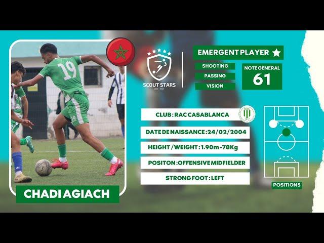 SCOUT STARS - CHADI AGIACH [OFFENSIVE MIDFIELDER] [RAC] - SEASON 2022/23 (HD)