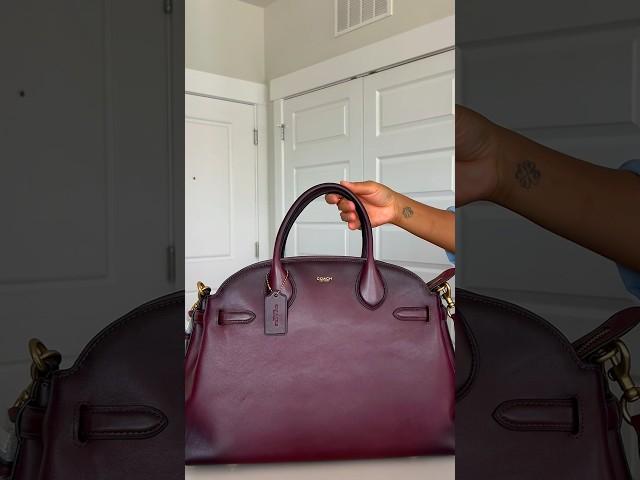 COACH Soft Empire Carryall Bag 40 | Brass/Merlot | Work Tote ##coachbag