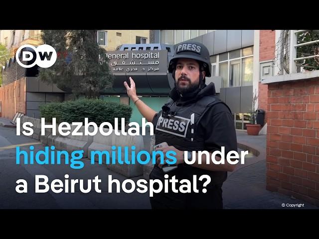 DW tours hospital and area where Israel says Hezbollah is hoarding gold | DW News