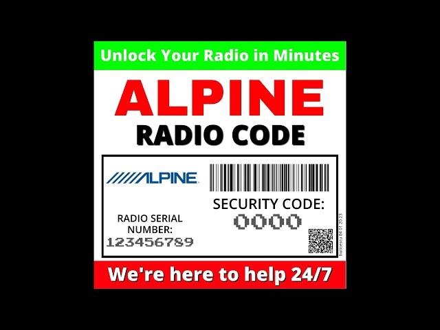 Radio Code Alpine Mercedes Cd Becker Audio Unlock Player Stereo Benz Cassette Key Bmw Chrysler #car