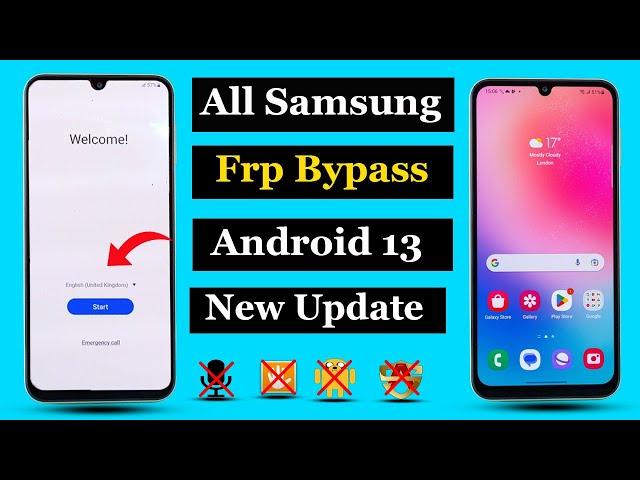 Final Solution All Samsung Frp Bypass Android 13 New Security | No Talkback | New Method 2023