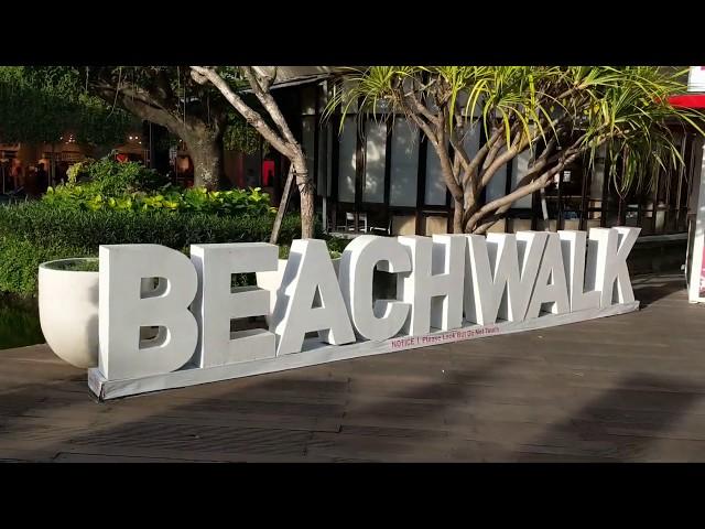 Торговый центр Бали Beach Walk Mall. Новый год 2019 на острове Богов. Зимой в лето за 12.5 часов.