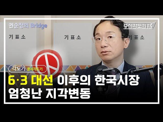 6·3 대선 이후 한국 주식시장은? 엄청난 지각변동이 벌어질 겁니다  | 증시각도기 곽상준 #1 [권순장의Bridge]