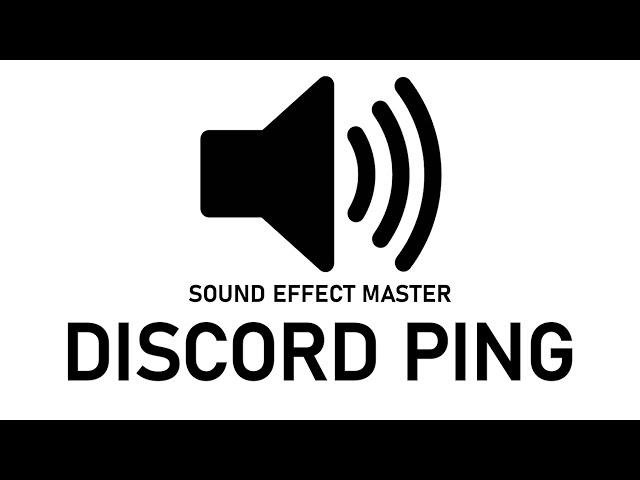 DISCORD PING Sound Effect (Discord Notification)