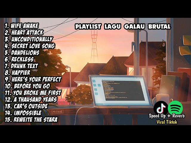 playlist galau speed up & reverb