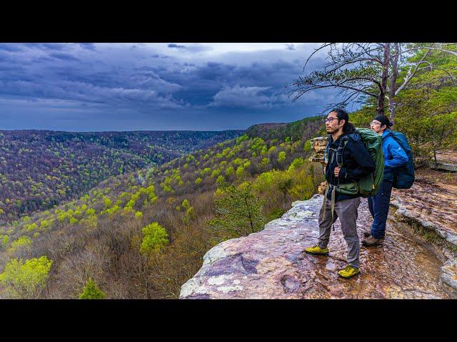 Camping in a Spring Hailstorm at Savage Gulf | 4K