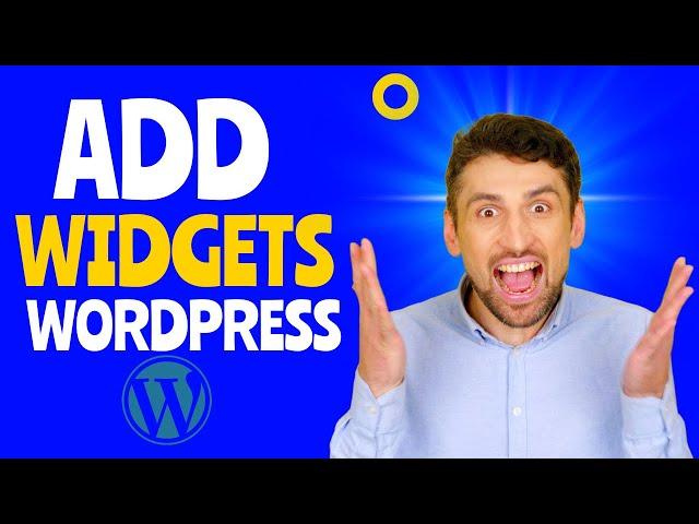 How To Add Widgets On Wordpress Website (2024)