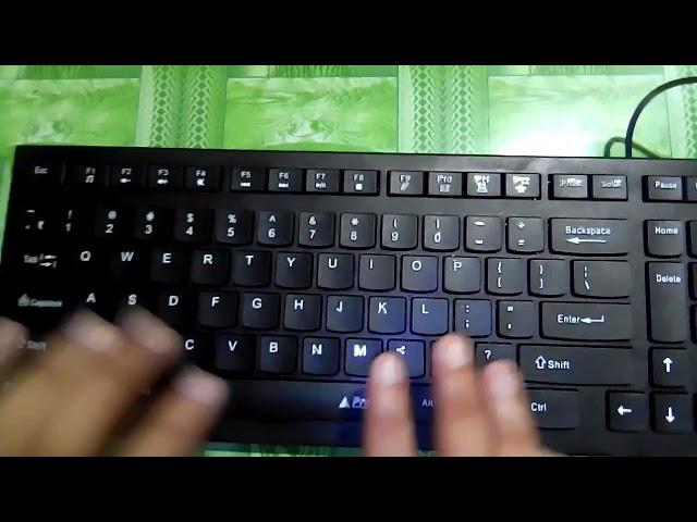 #ProDot #Chiclet #USBkeyboard Best Keyboard For Typing, Unboxing & Review With Full Details [Hindi].