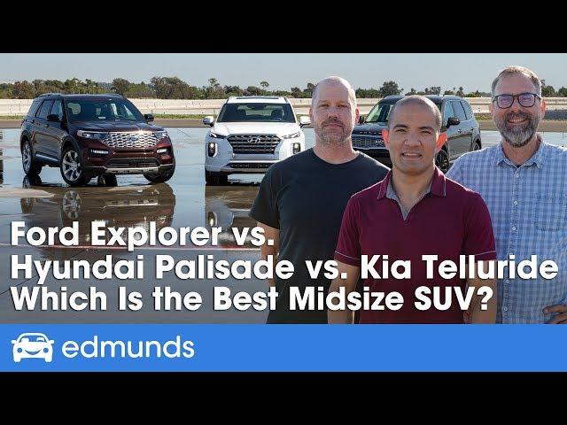 Kia Telluride vs. Hyundai Palisade vs. Ford Explorer — 2020 Midsize SUV Comparison Test