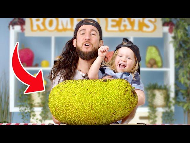 We Ate The World's LARGEST Fruit! - Jackfruit - ROMEO EATS