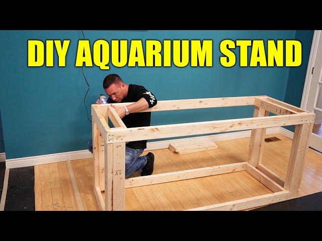 How to build an aquarium stand like a pro - The king of DIY