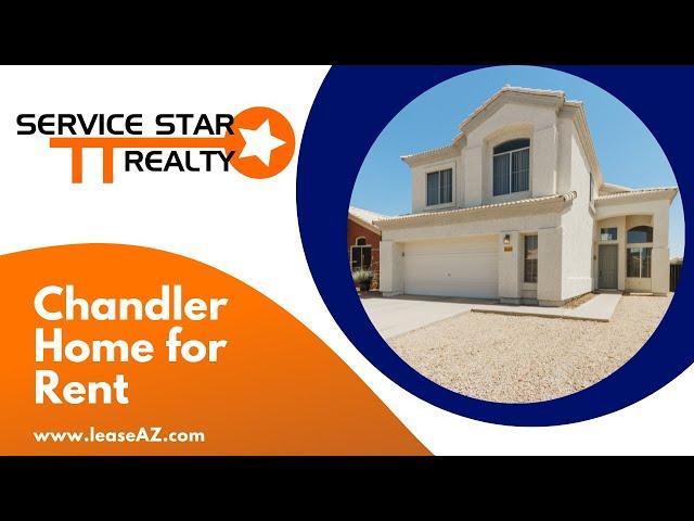 Chandler Homes for Rent 4BR/2.5BA by Chandler Property Management AZ | Service Star Realty