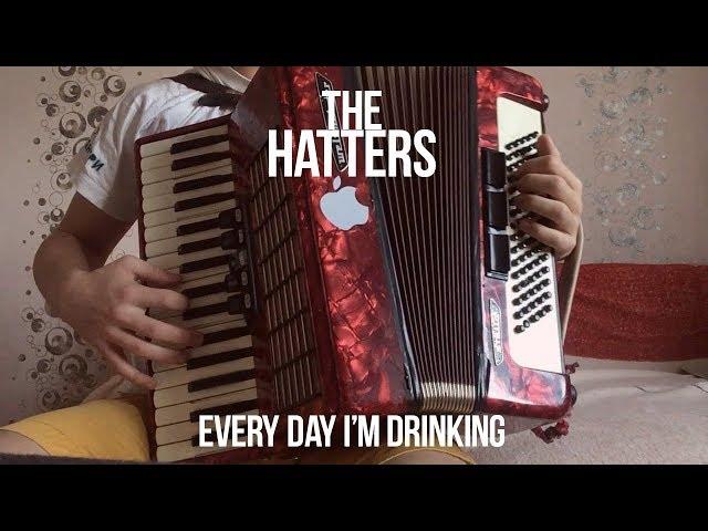 The Hatters - Every Day I'm Drinking ( Accordion cover )