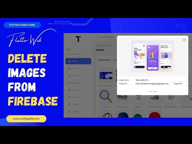 Delete Images from Firebase Storage and Firestore | Flutter Web eCommerce Admin Panel Tutorial