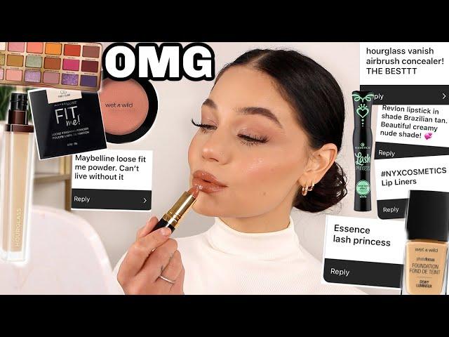 I TRIED YOUR HOLY GRAIL MAKEUP PRODUCTS...wow | Blissfulbrii