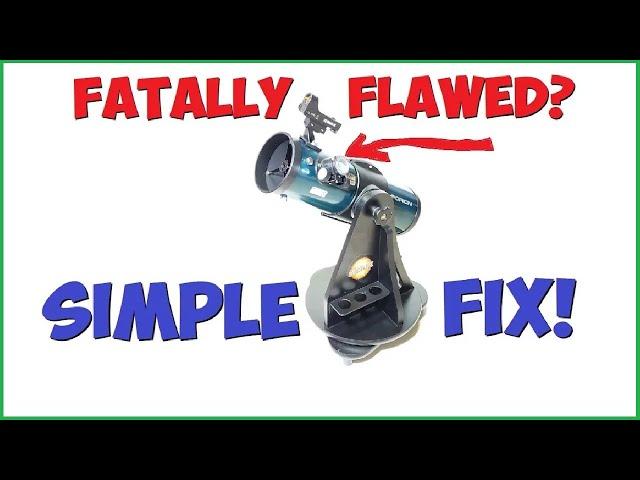 Orion Starblast Telescope: The Fatal Flaw And The Simple Fix!