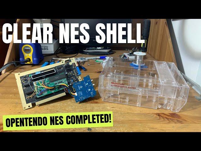 Crystal Clear NES: Finishing my Opentendo project with a transparent NES shell!